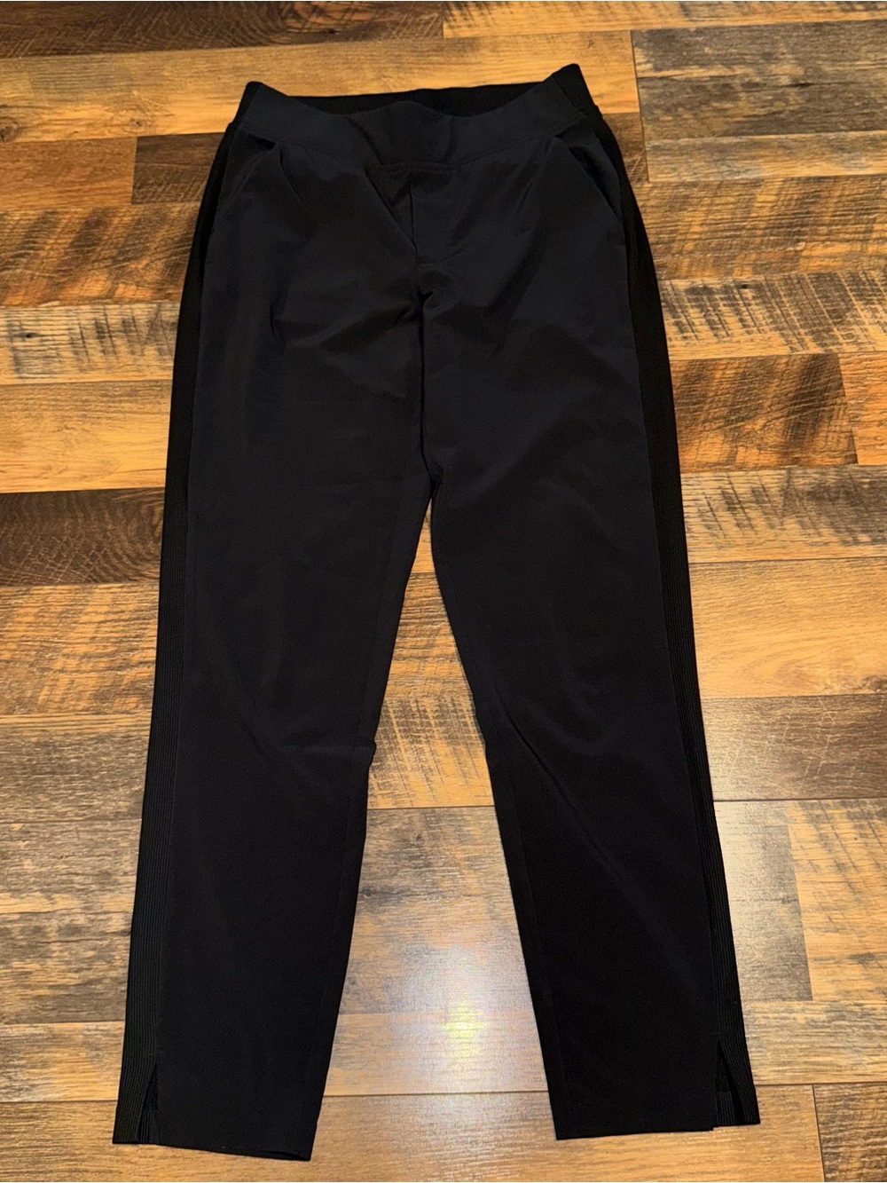 Athleta Black Cropped Stretch Ponte Pants